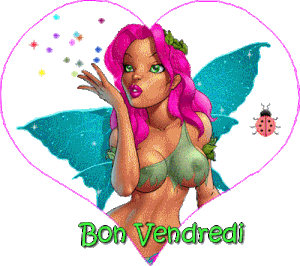 Gif animé Bon vendredi fée